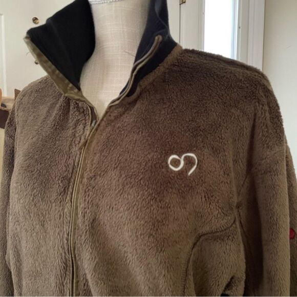 Degre 7 Women's Full Zip Fleece Coats&Jacket Dark Brown (Size L) - Picture 4 of 12